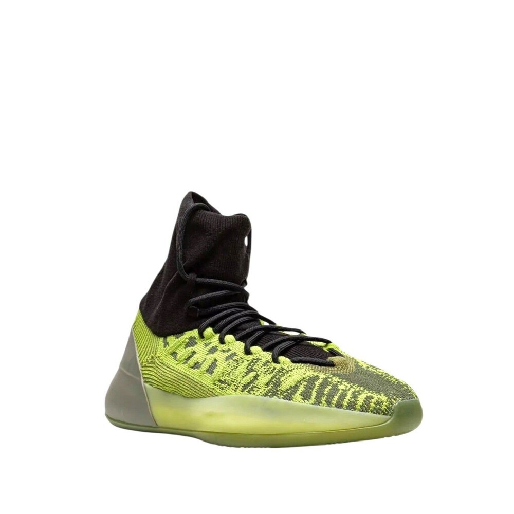 Adidas US 13.5 Men's Energy Glow Black Comfort HTF Yeezy BSKTBL Knit HR0811 New